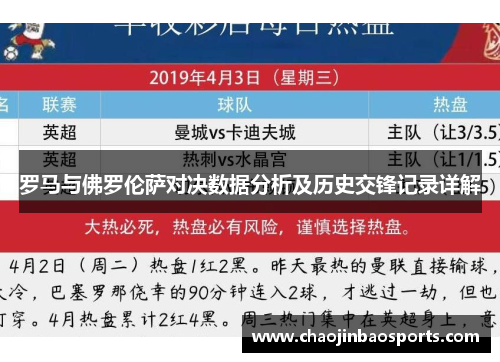 罗马与佛罗伦萨对决数据分析及历史交锋记录详解